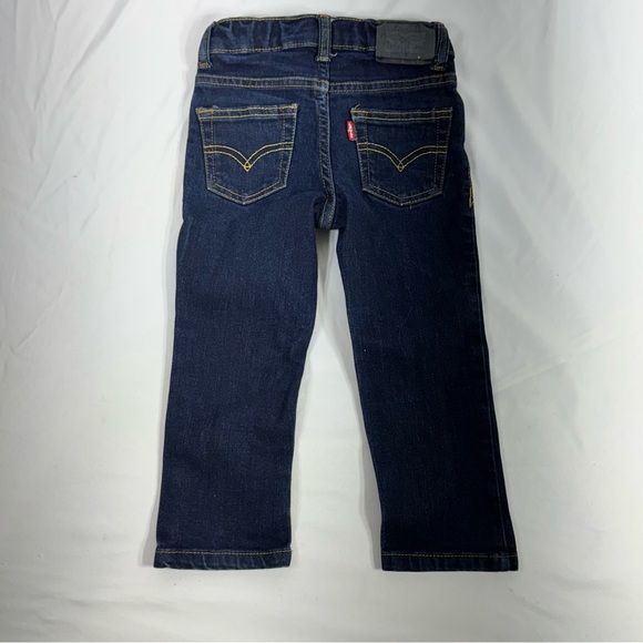 Levi's Boys Performance 511 Slim Dark Wash Jeans - Picture 3 of 8